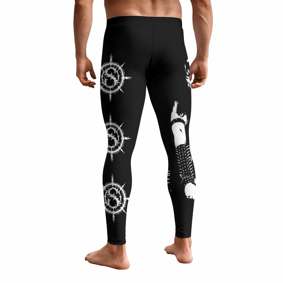 Carpathian Forest We're Going to Hell for This Men's Leggings - back view mockup