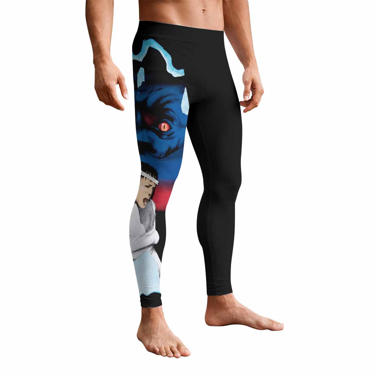 Sepultura Schizophrenia Men's Leggings - front view mockup
