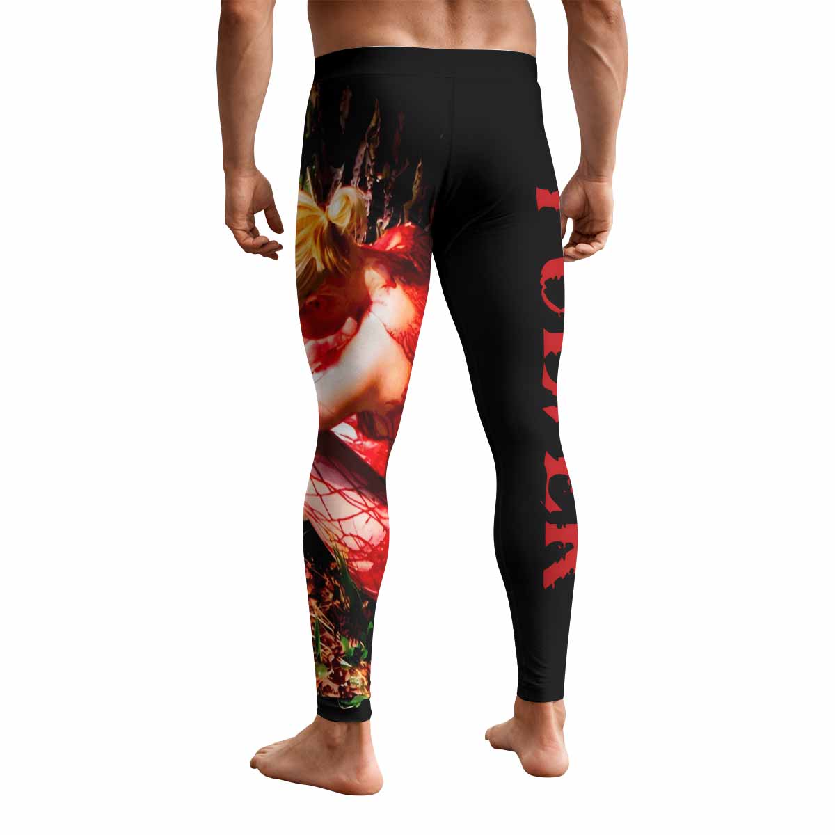 Lifelover Pulver Men's Leggings - back view mockup