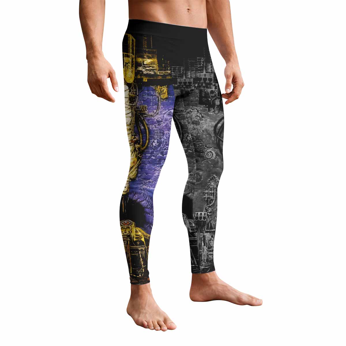 Chaos A.D. Sepultura Men's Leggings - front view mockup