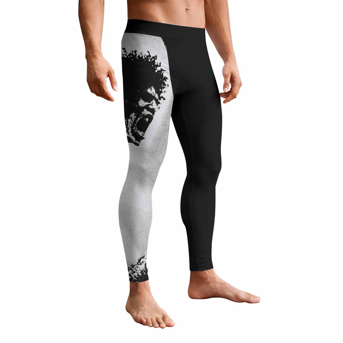 Mayhem Pure Fucking Armageddon Men's Leggings - front view mockup