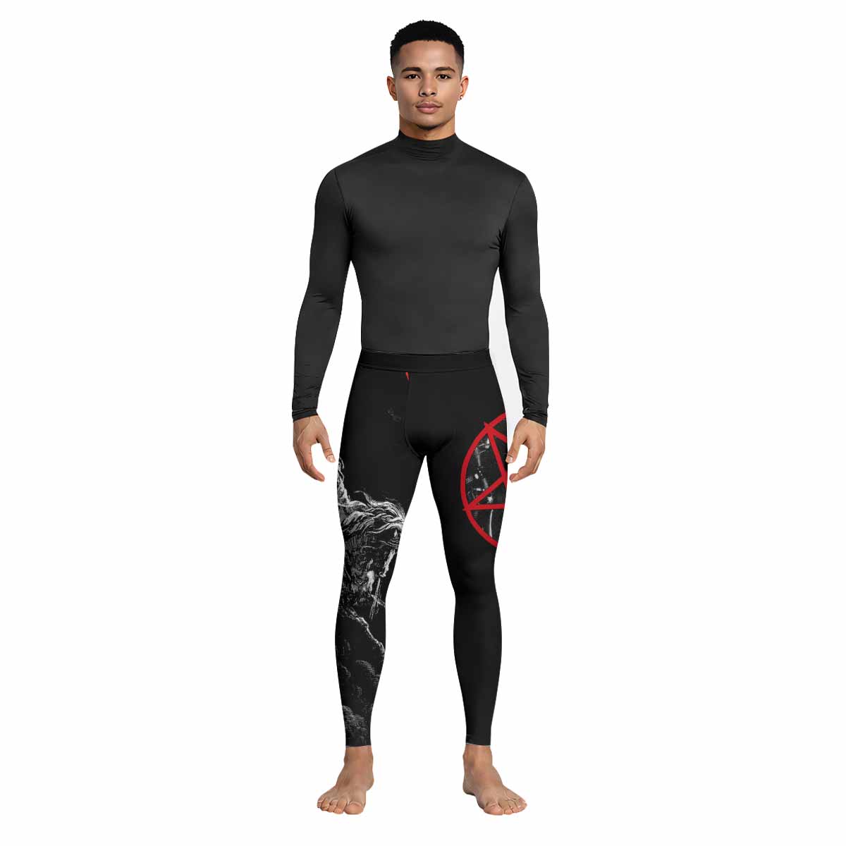 Emperor Wrath of the Tyrant Men's Leggings - lifestyle view