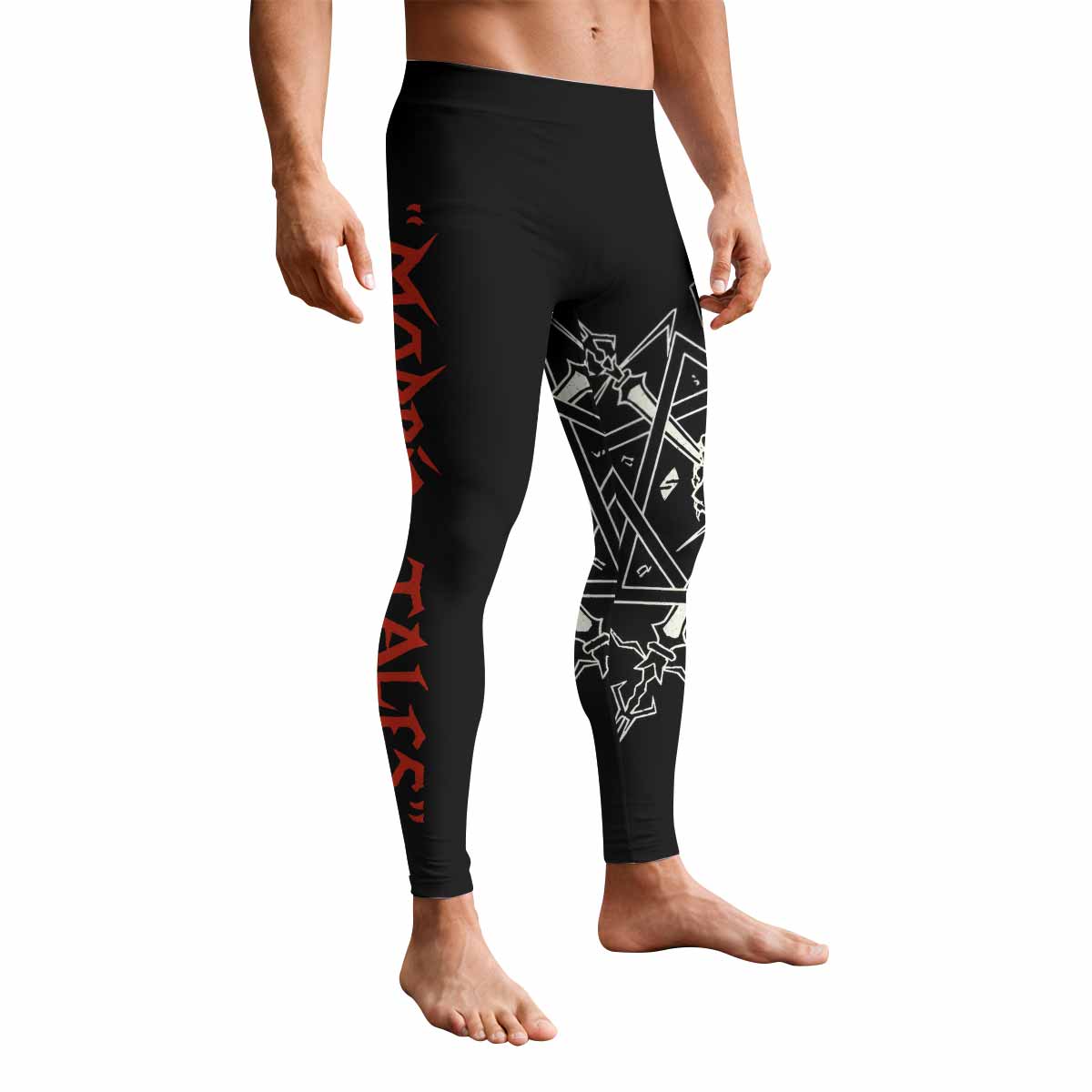 Celtic Frost Morbid Tales Sigil Men's Leggings - front view mockup