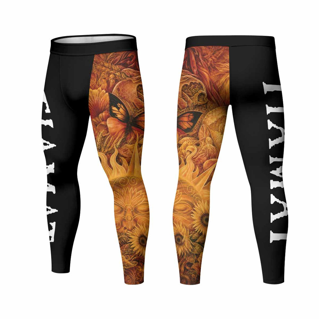 Tiamat Spiritual Sun Men's Leggings - lifestyle view
