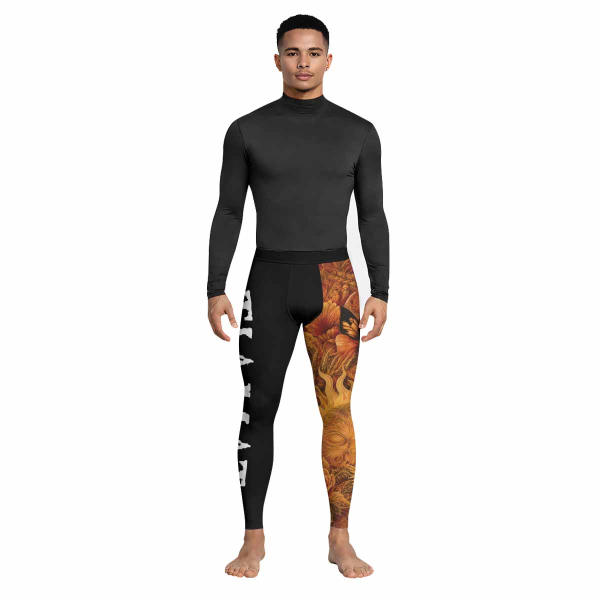 Tiamat Spiritual Sun Men's Leggings - lifestyle view