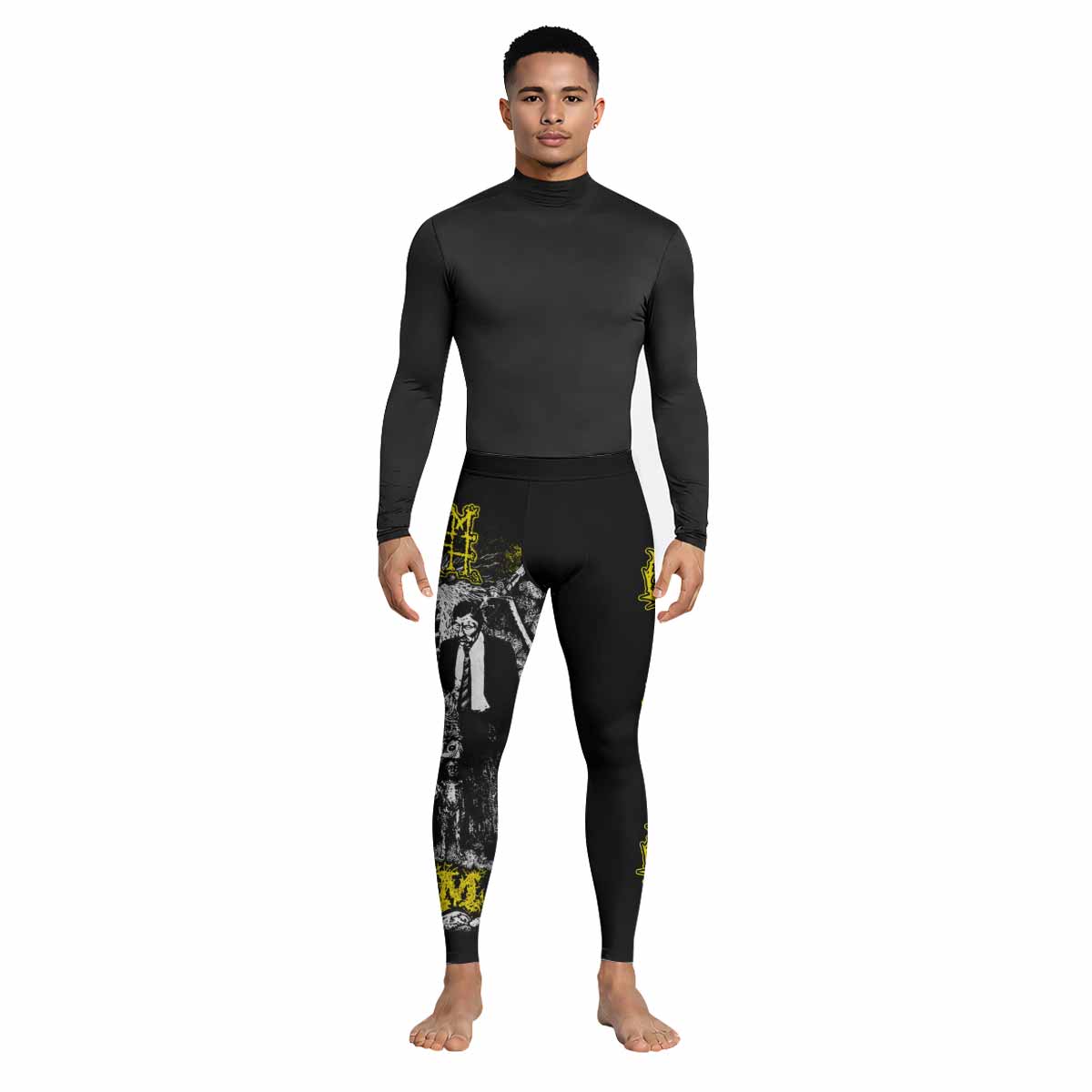 Napalm Death Scum Men's Leggings - lifestyle view
