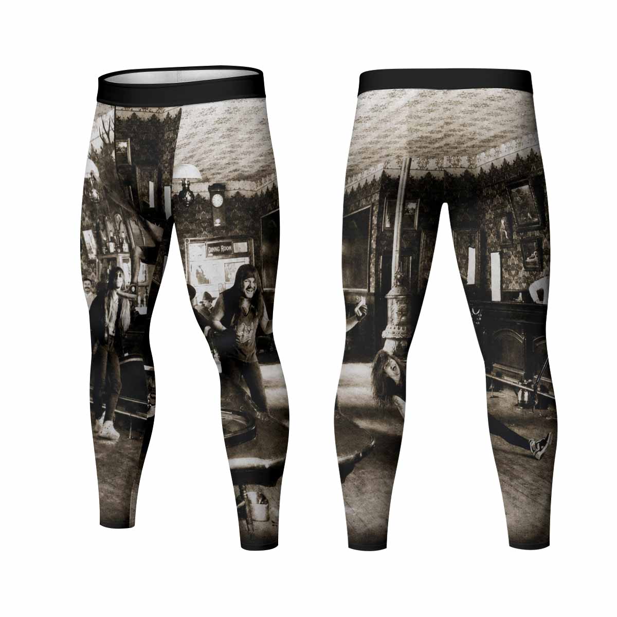 Cowboys from Hell Pantera Men's Leggings - front and back view