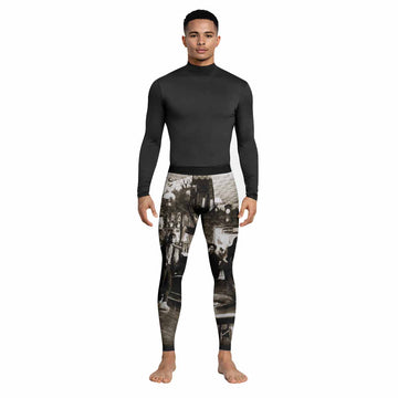 Cowboys from Hell Pantera Men's Leggings - lifestyle view