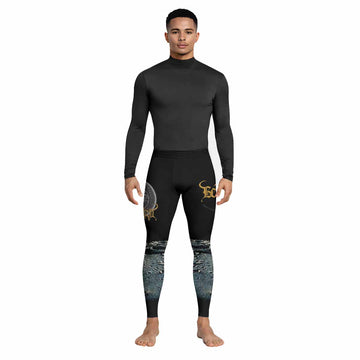 Beherit Drawing Down the Moon Men's Leggings - lifestyle view