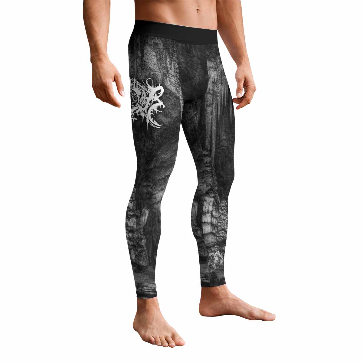 Xasthur Nocturnal Poisoning Men's Leggings - front view mockup