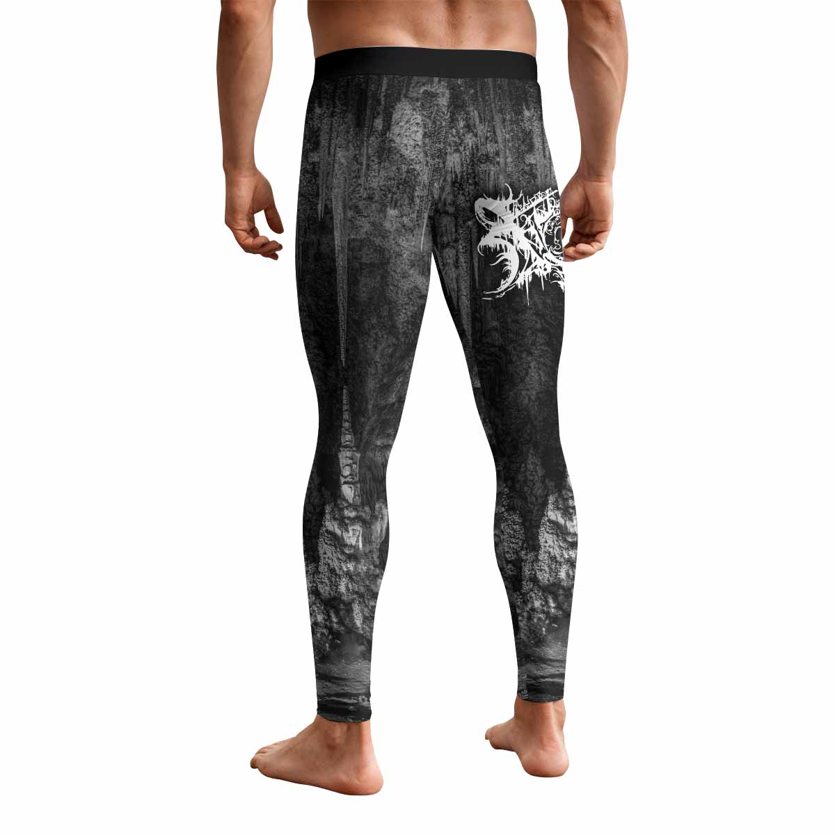 Xasthur Nocturnal Poisoning Men's Leggings - back view mockup