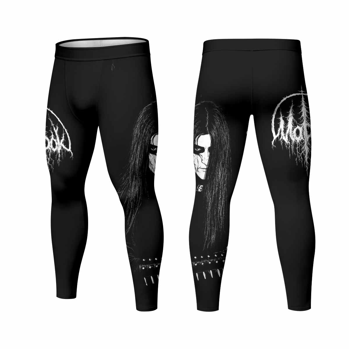Morok Carpathian Fullmoon Ritual Men's Leggings - front and back view