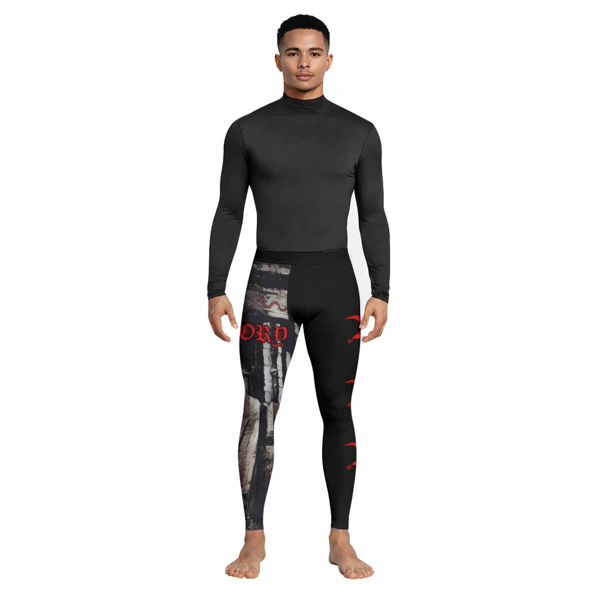 Bathory Under the Sign of the Black Mark Men's Leggings - lifestyle view