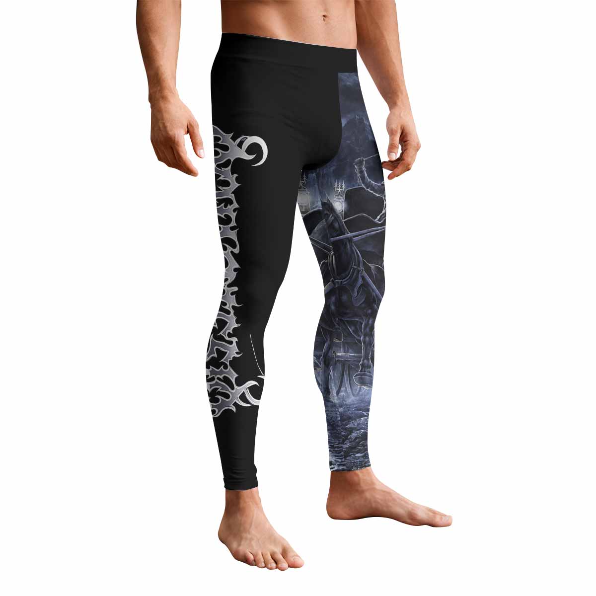 Dissection The Somberlain Men's Leggings - front view mockup