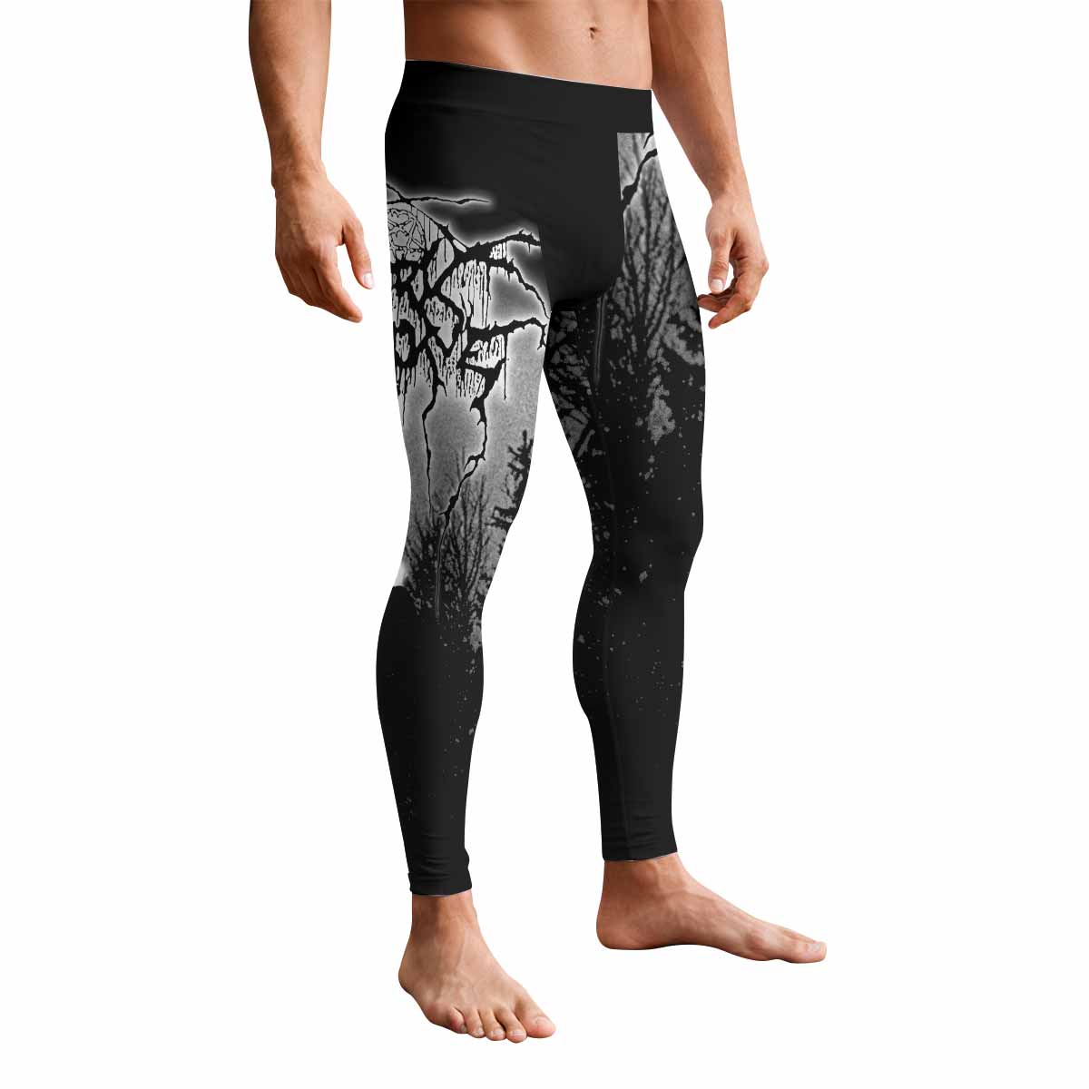 Darkthrone Panzerfaust Men's Leggings - front view mockup