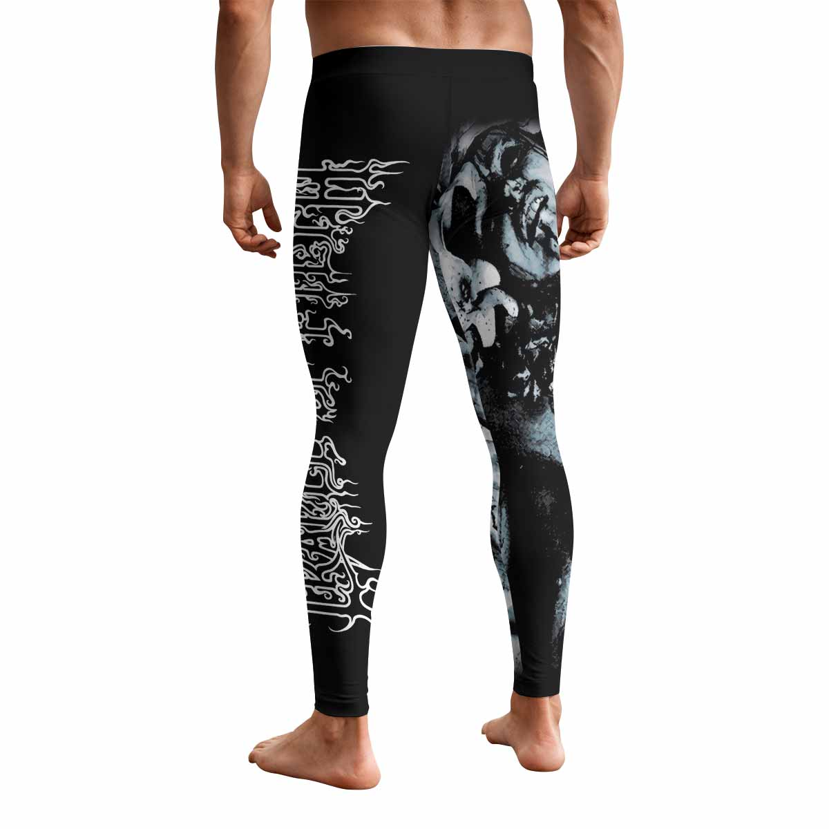 Cradle of Filth The Principle of Evil Made Flesh Men's Leggings - back view mockup