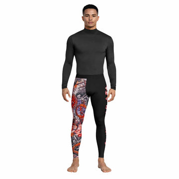 Napalm Death Utopia Banished Men's Leggings - lifestyle view