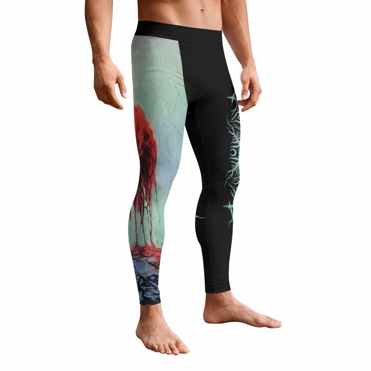 Lorna Shore And I Return To Nothingness Men's Leggings - front view mockup
