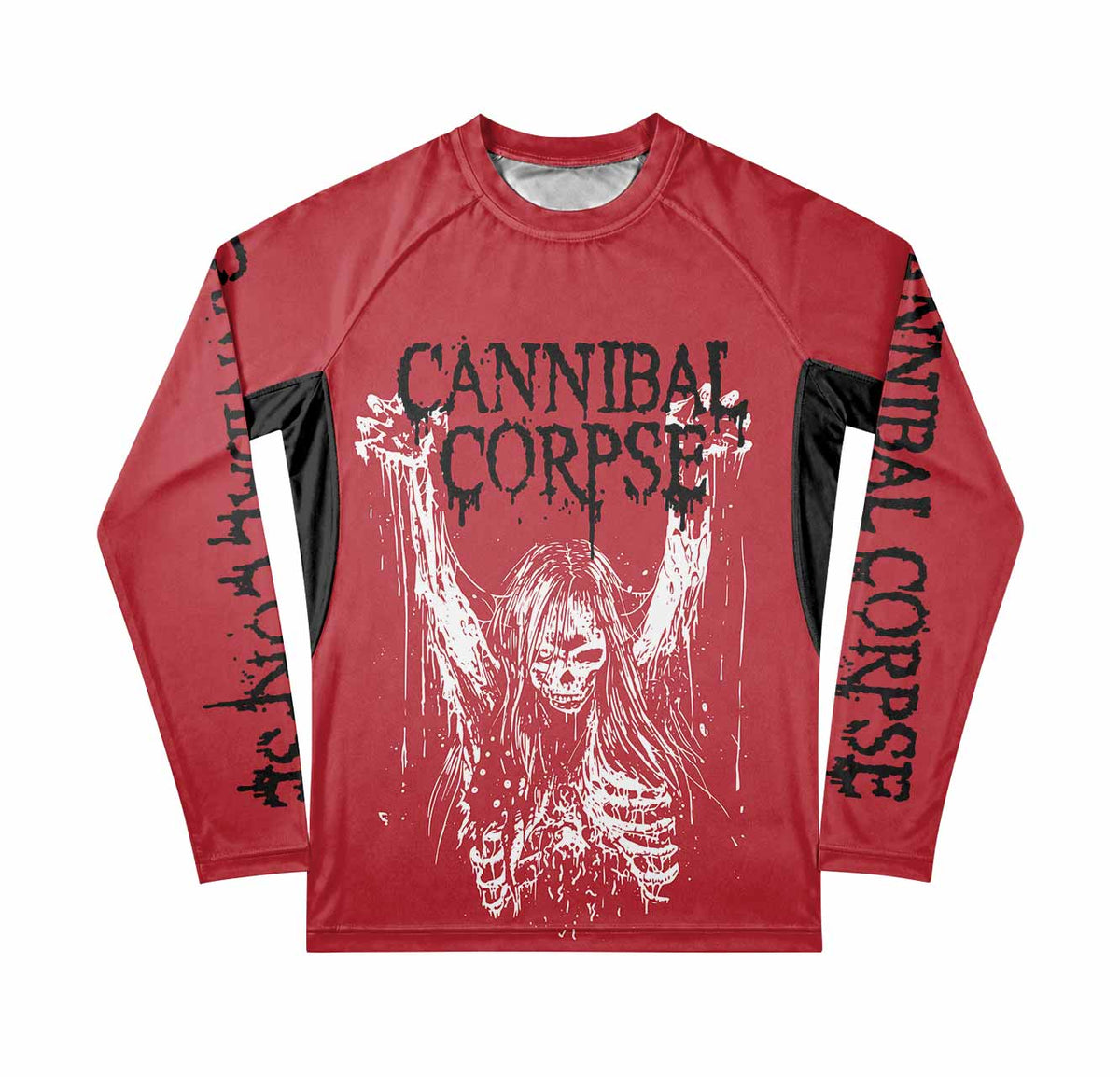 Cannibal Corpse Premium Rash Guard Long Sleeve - front view mockup