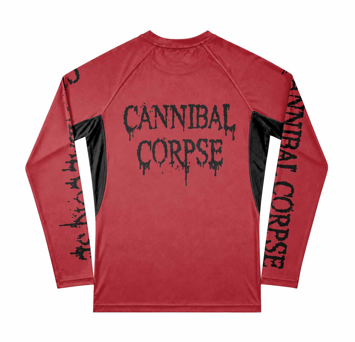 Cannibal Corpse Premium Rash Guard Long Sleeve - back view mockup