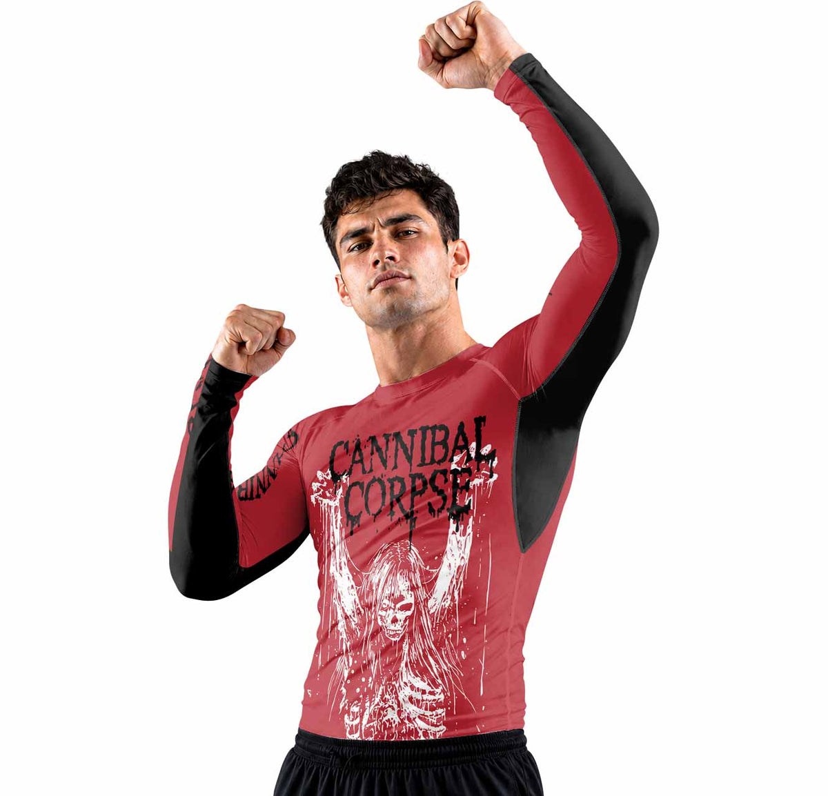 Cannibal Corpse Premium Rash Guard Long Sleeve - men lifestyle view