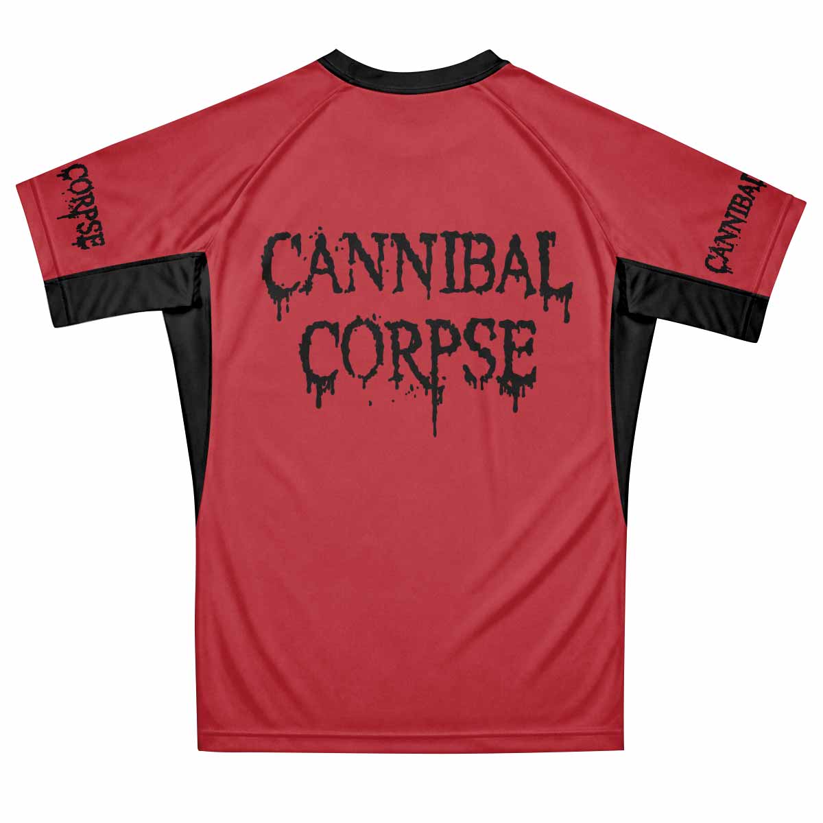 Cannibal Corpse Premium Rash Guard Short Sleeve - back view mockup