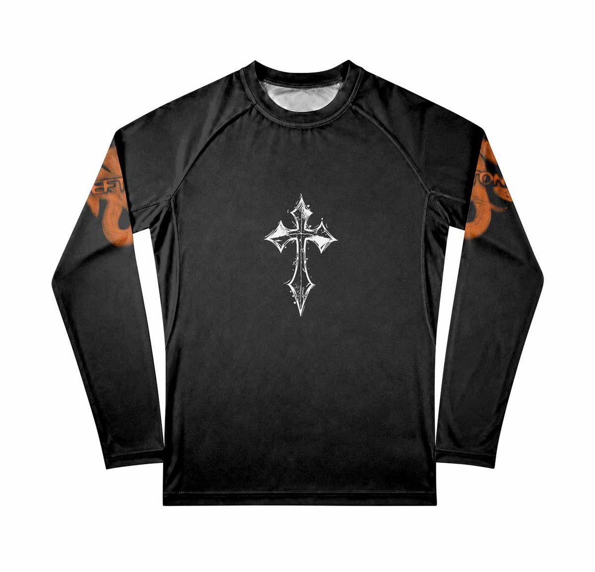 Deftones Etombed Premium Rash Guard Long Sleeve - front view mockup