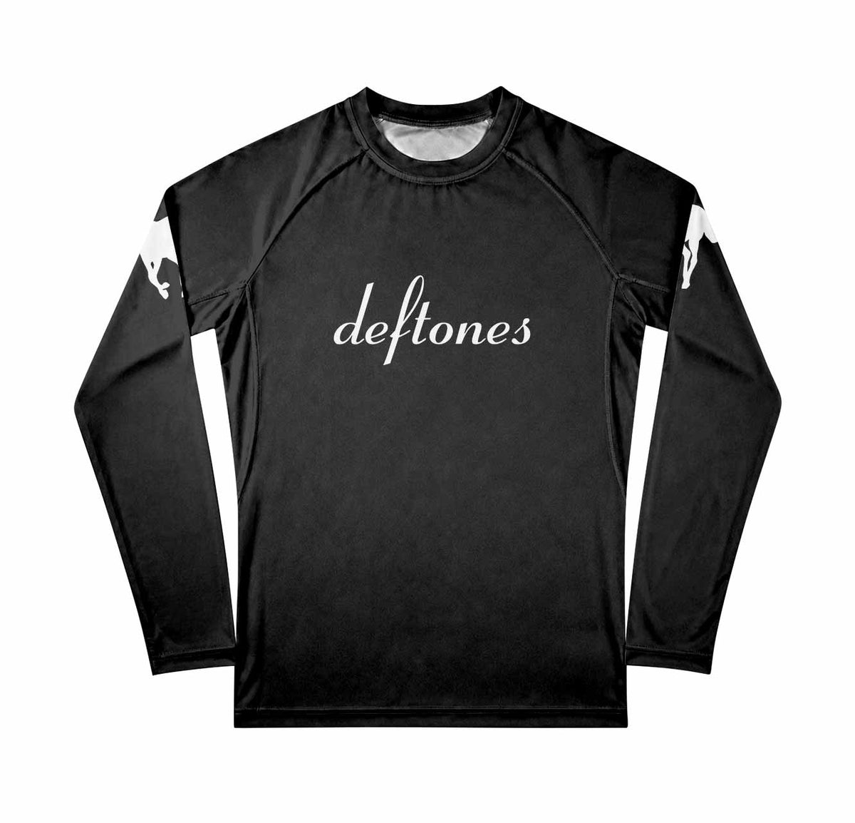 Deftones Cigarette Vintage Premium Rash Guard Long Sleeve - front view mockup
