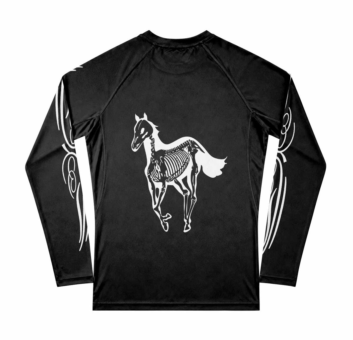 Deftones Sacramento Premium Rash Guard Long Sleeve - back view mockup