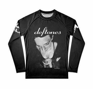 Deftones Around the Fur Premium Rash Guard Long Sleeve - front view mockup