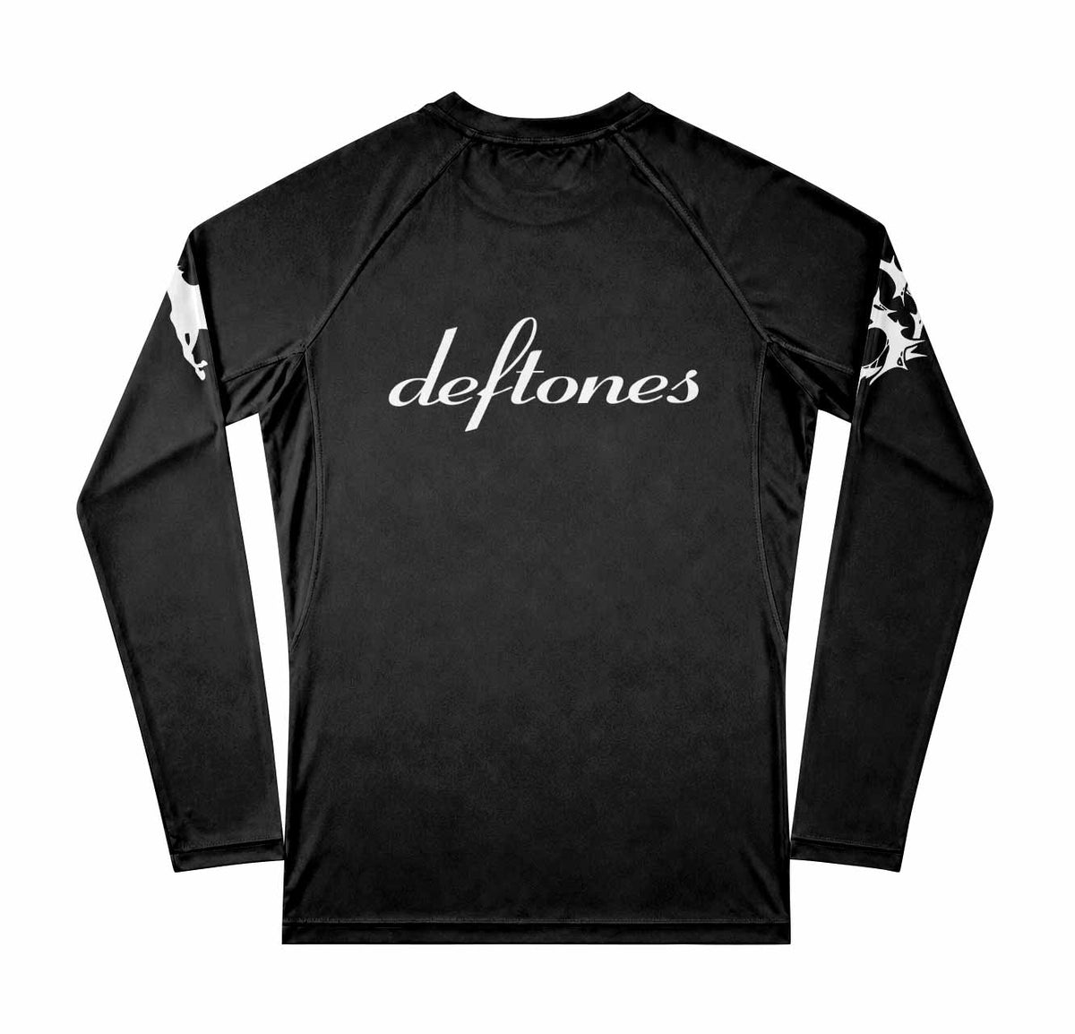 Deftones Around the Fur Premium Rash Guard Long Sleeve - back view mockup