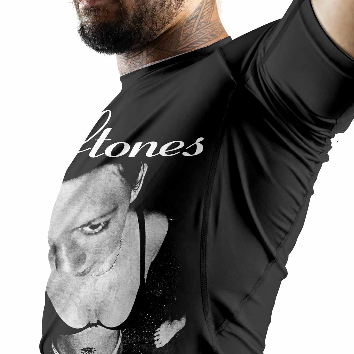 Deftones Around the Fur Premium Rash Guard Short Sleeve - men lifestyle view
