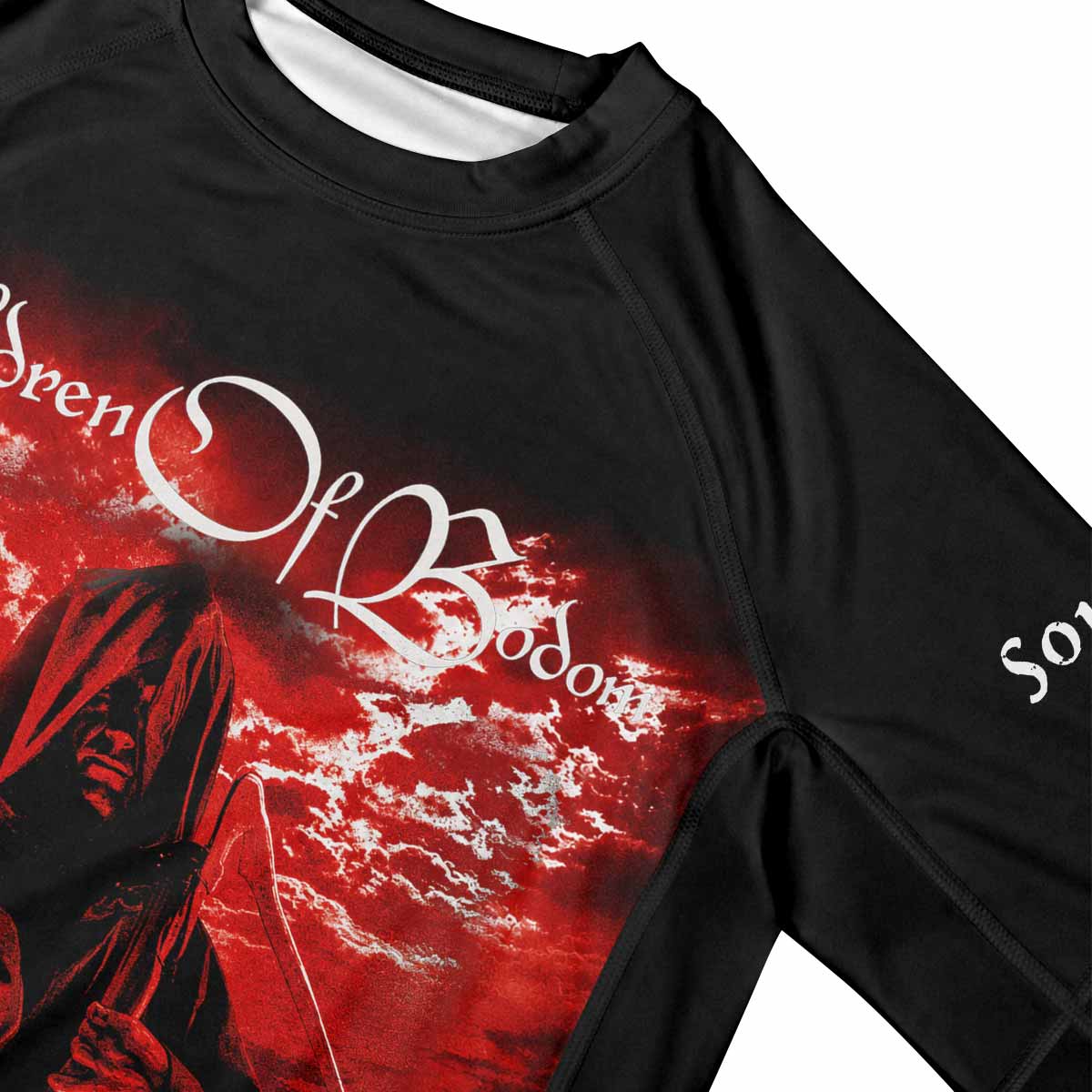 Children of Bodom Something Wild Men's Premium Rash Guard Short Sleeve - mockup