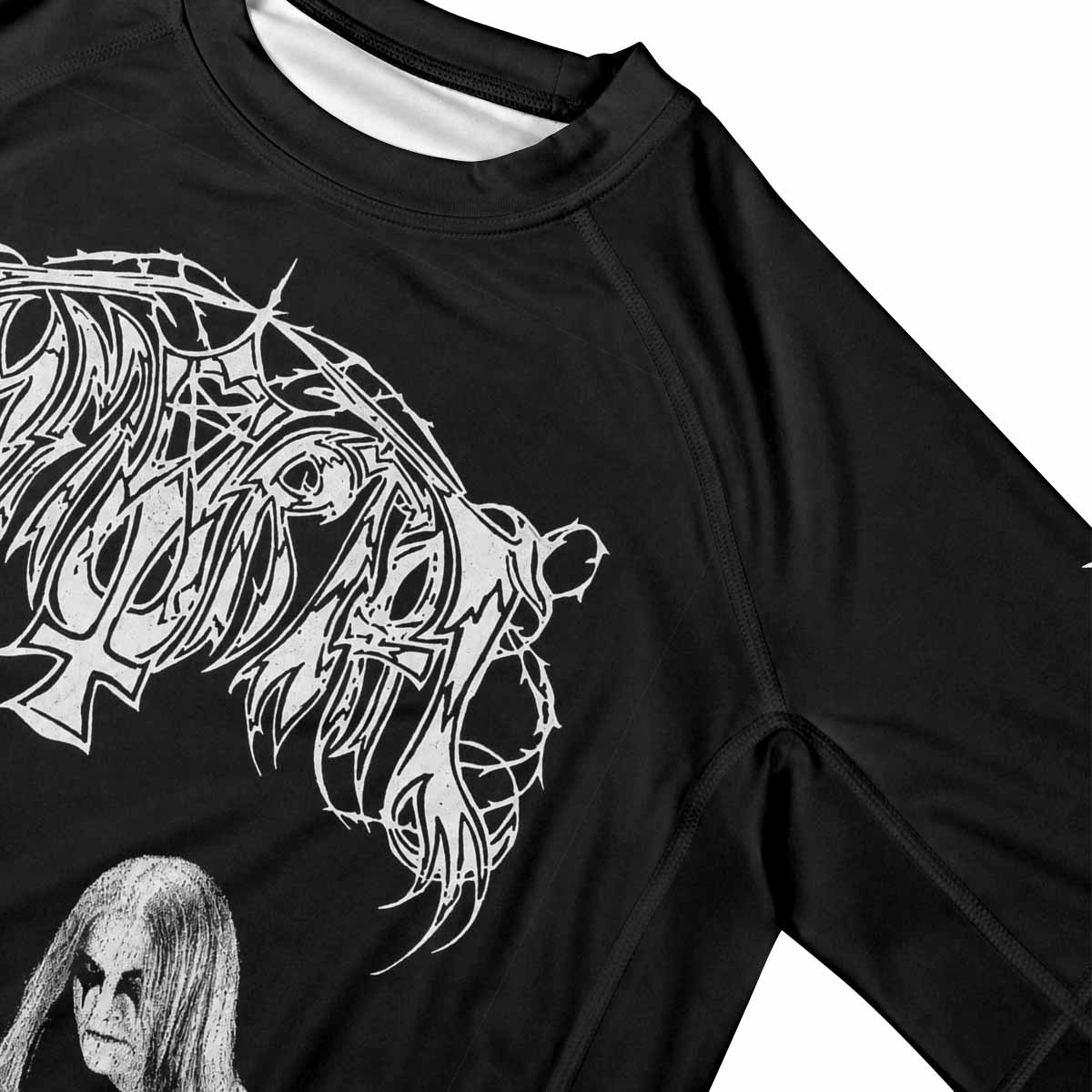 Immortal Pure Holocaust Men's Premium Rash Guard Short Sleeve - mockup