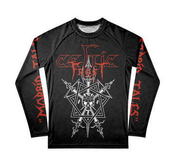 Celtic Frost Morbid Tales Sigil Men's Premium Rash Guard Long Sleeve - front view mockup