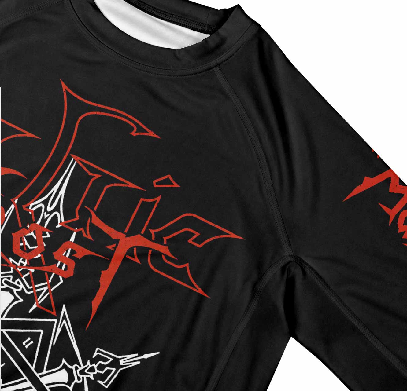 Celtic Frost Morbid Tales Sigil Men's Premium Rash Guard Long Sleeve - mockup