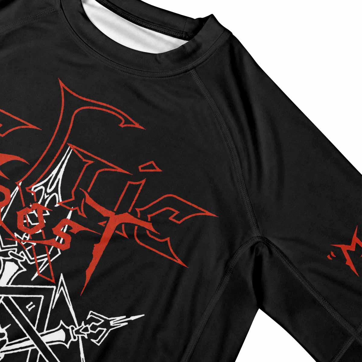 Celtic Frost Morbid Tales Sigil Men's Premium Rash Guard Short Sleeve - mockup