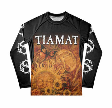 Tiamat Spiritual Sun Premium Rash Guard Long Sleeve - front view mockup