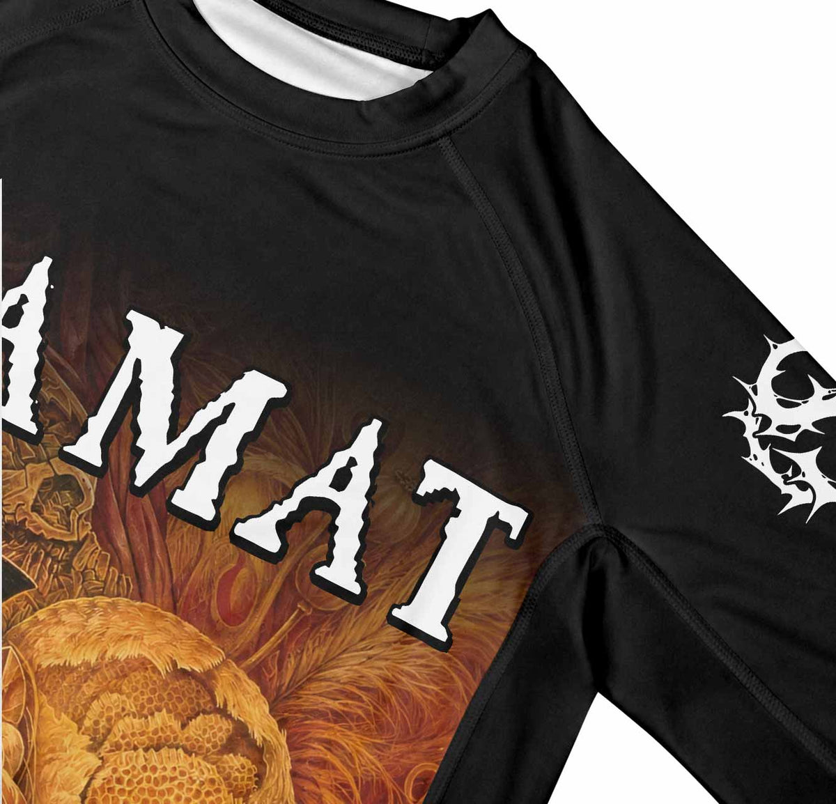 Tiamat Spiritual Sun Premium Rash Guard Long Sleeve - mockup