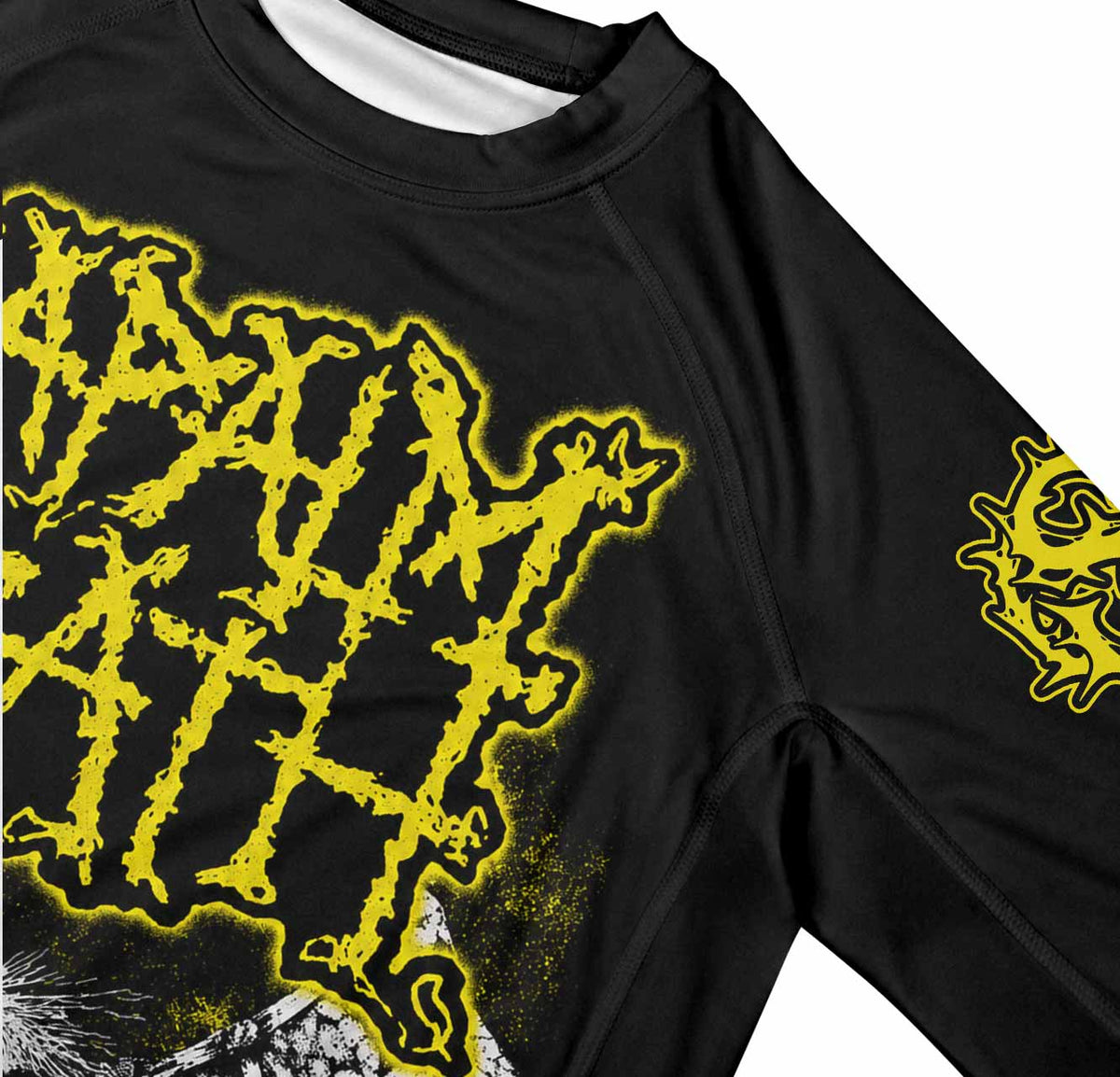 Napalm Death Scum Premium Rash Guard Long Sleeve - mockup