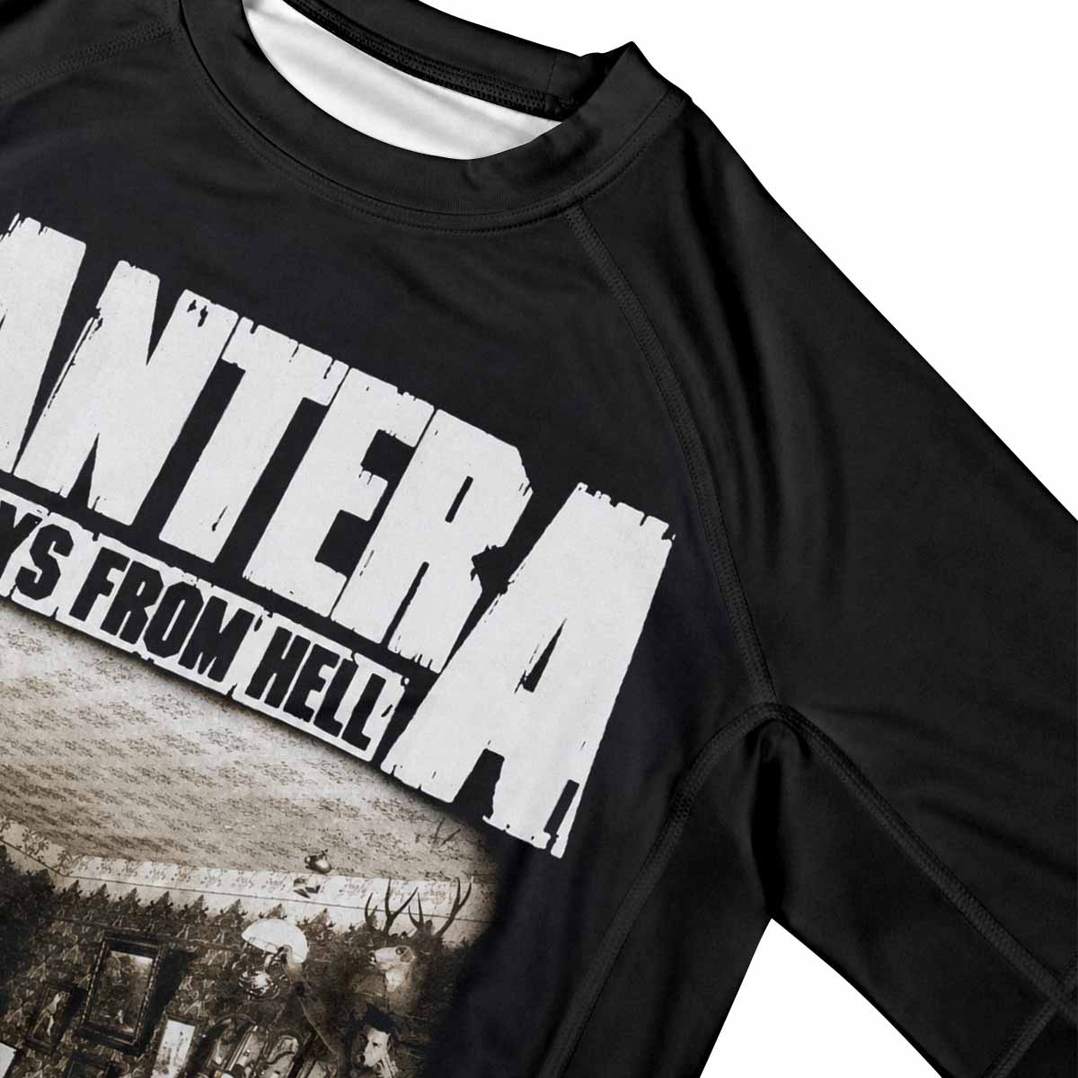 Cowboys from Hell Pantera Premium Rash Guard Short Sleeve - mockup