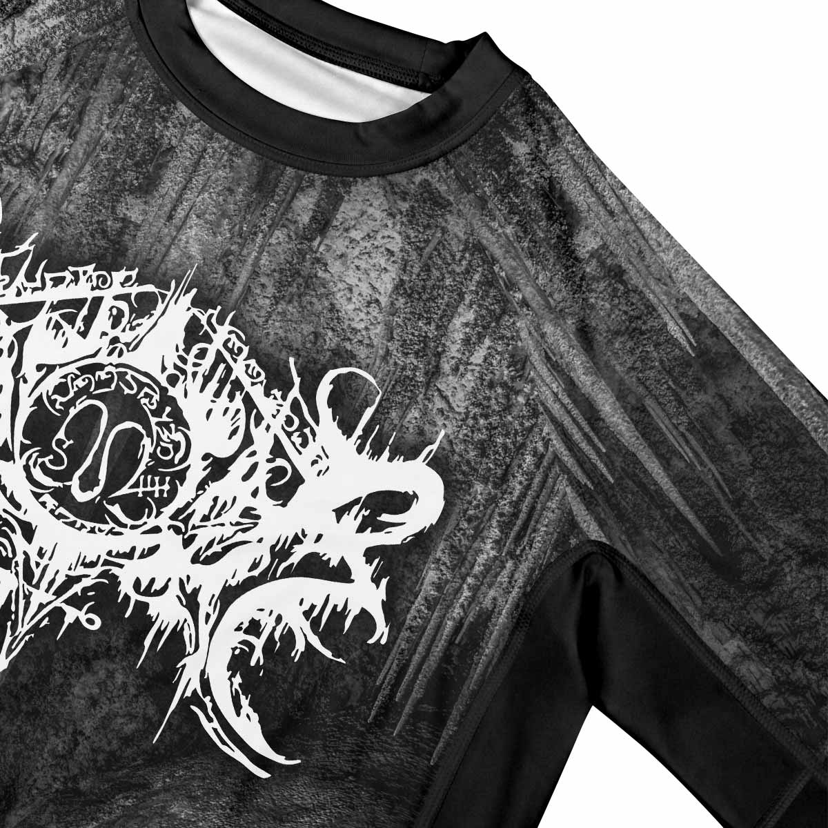 Xasthur Nocturnal Poisoning Premium Rash Guard Short Sleeve - mockup