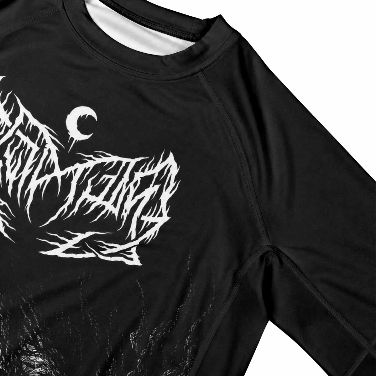Leviathan Fucking Your Ghost In Chains of Ice Premium Rash Guard Short Sleeve - mockup
