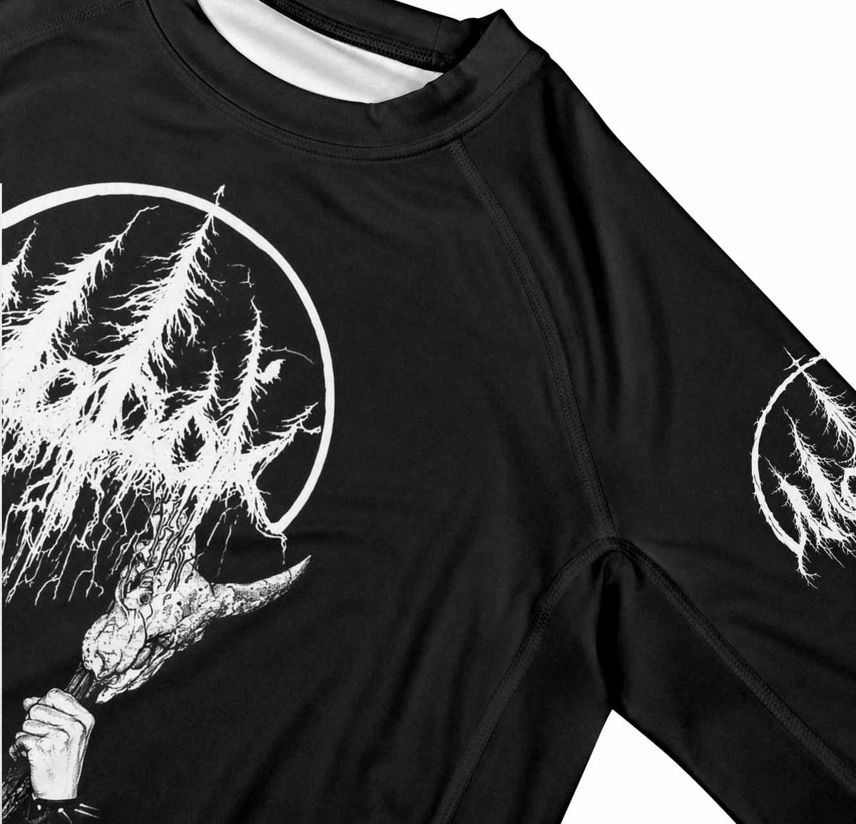 Morok Carpathian Fullmoon Ritual Premium Rash Guard Long Sleeve - mockup