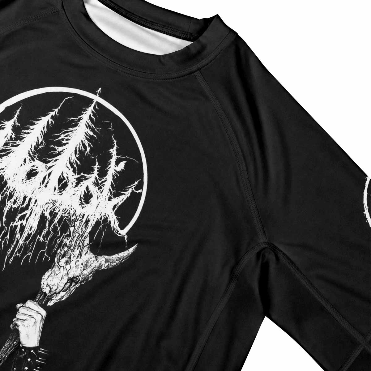 Morok Carpathian Fullmoon Ritual Premium Rash Guard Short Sleeve - mockup