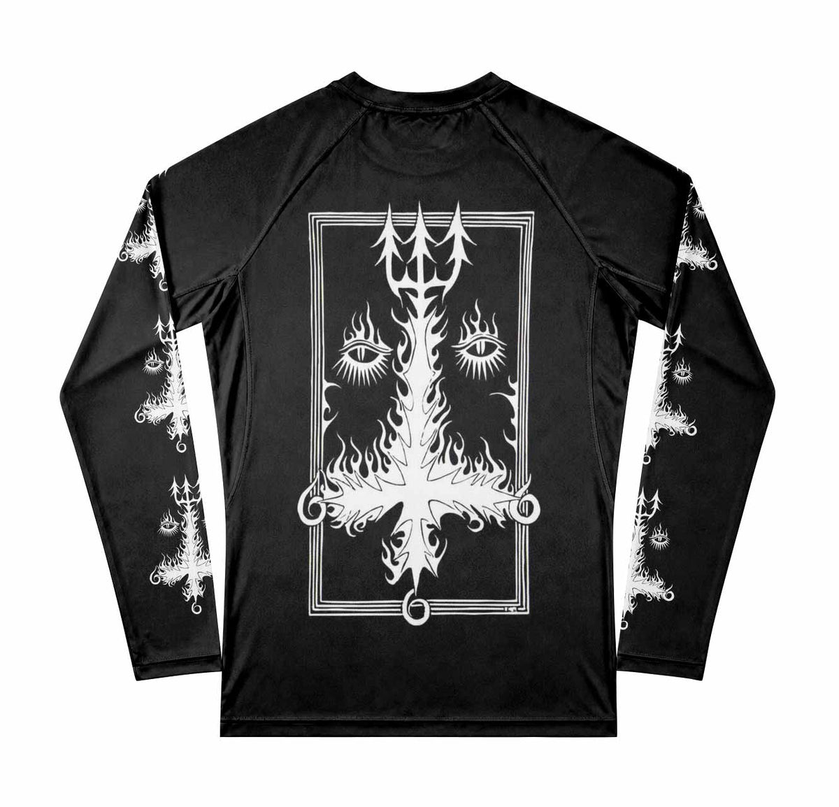 Dissection The Somberlain Premium Rash Guard Long Sleeve - back view mockup