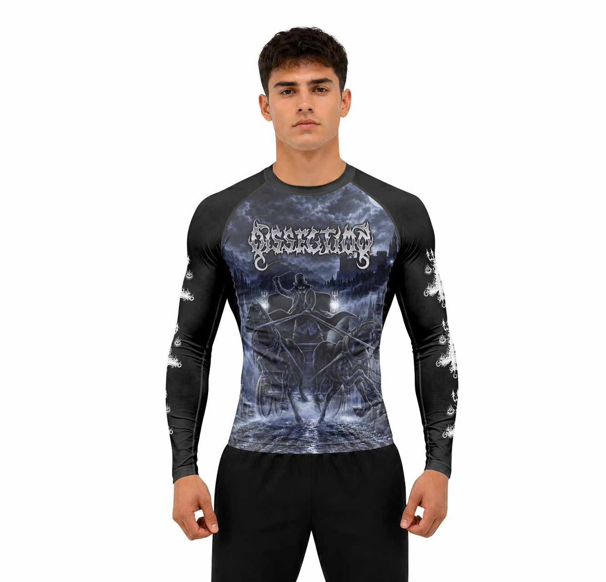 Dissection The Somberlain Premium Rash Guard Long Sleeve - men lifestyle view