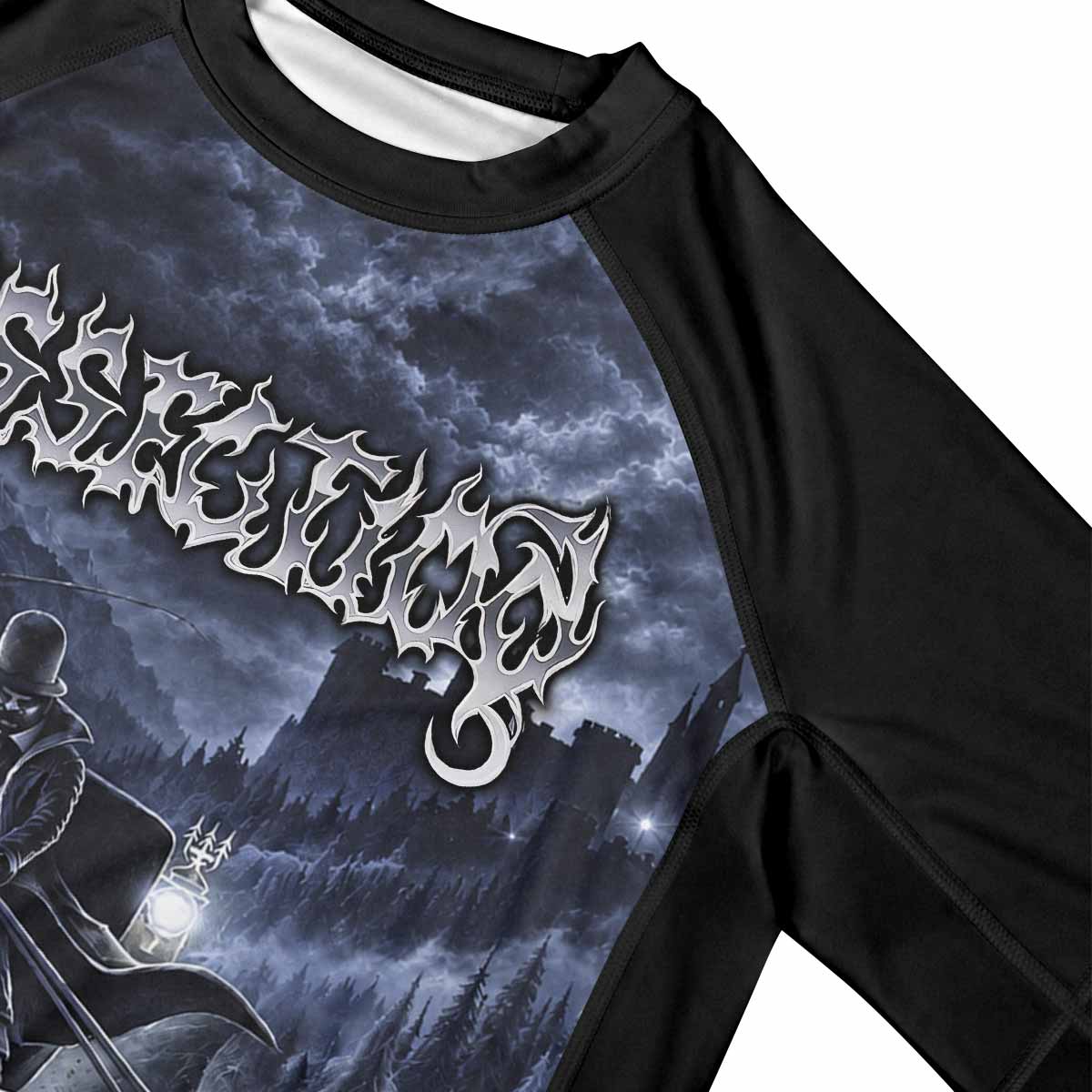 Dissection The Somberlain Premium Rash Guard Short Sleeve - mockup