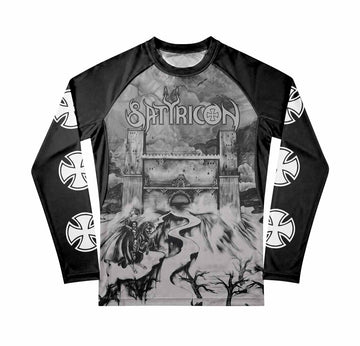 Satyricon Dark Medieval Times Premium Rash Guard Long Sleeve - front view mockup