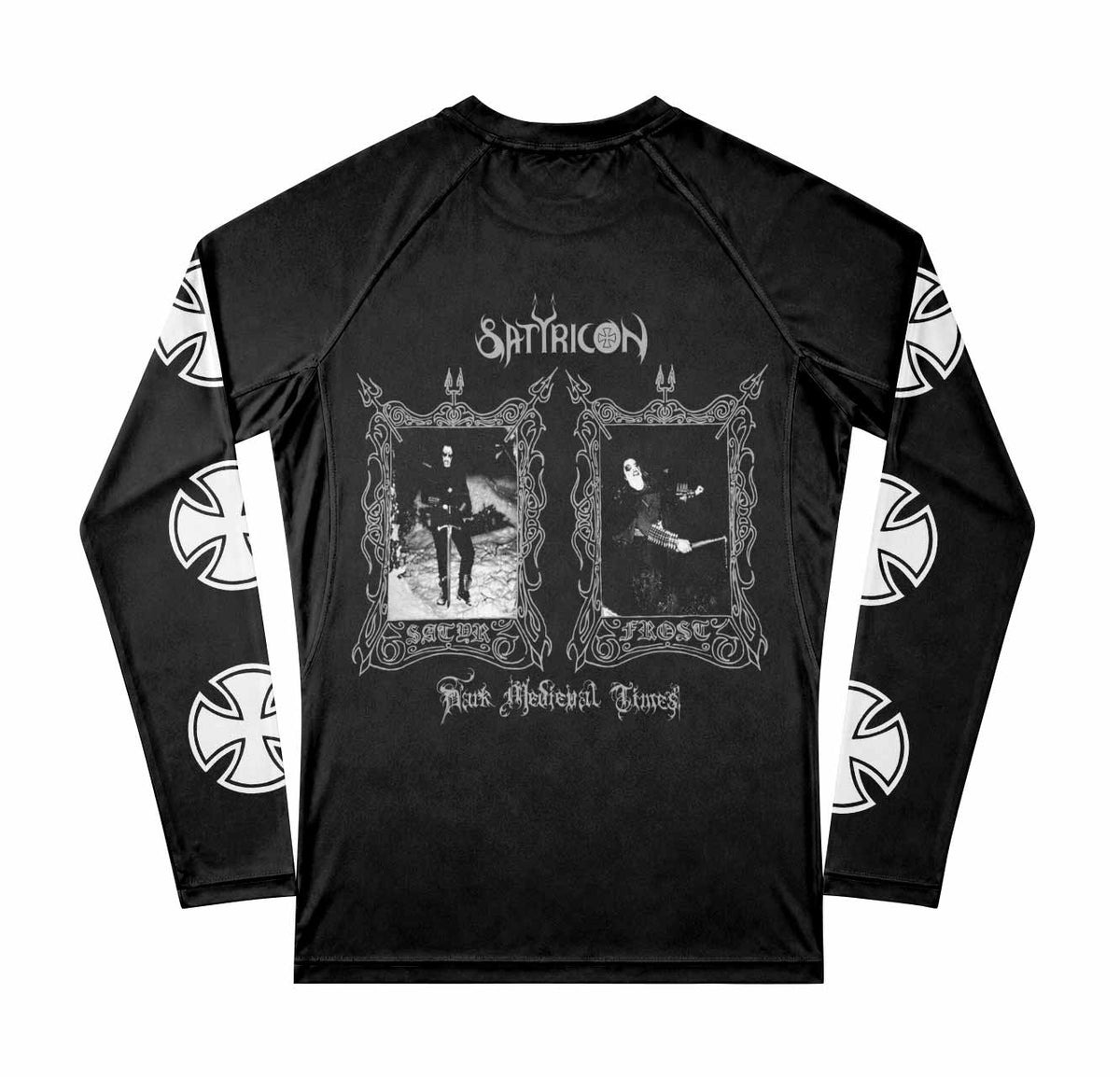 Satyricon Dark Medieval Times Premium Rash Guard Long Sleeve - back view mockup